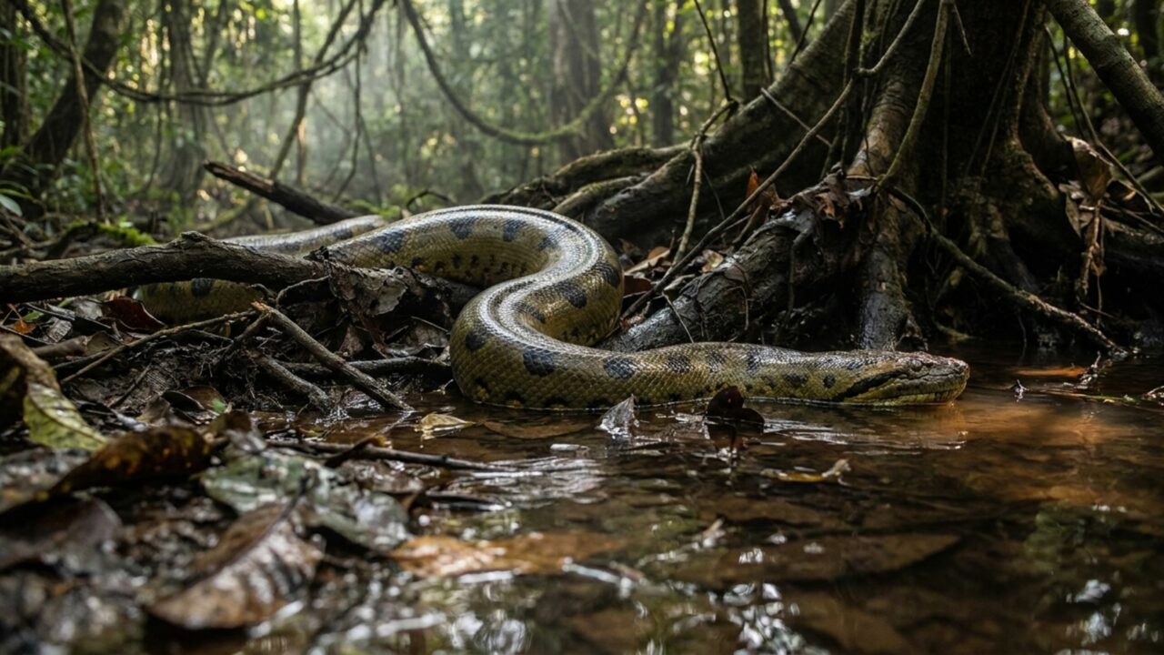 Anaconda gigante encontrada na Amazônia pertence a espécie separada há 10 milhões de anos e impressiona cientistas