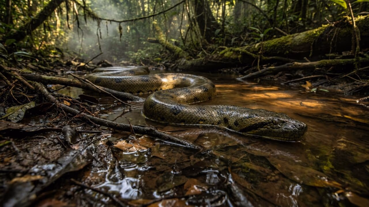 Anaconda gigante encontrada na Amazônia pertence a espécie separada há 10 milhões de anos e impressiona cientistas