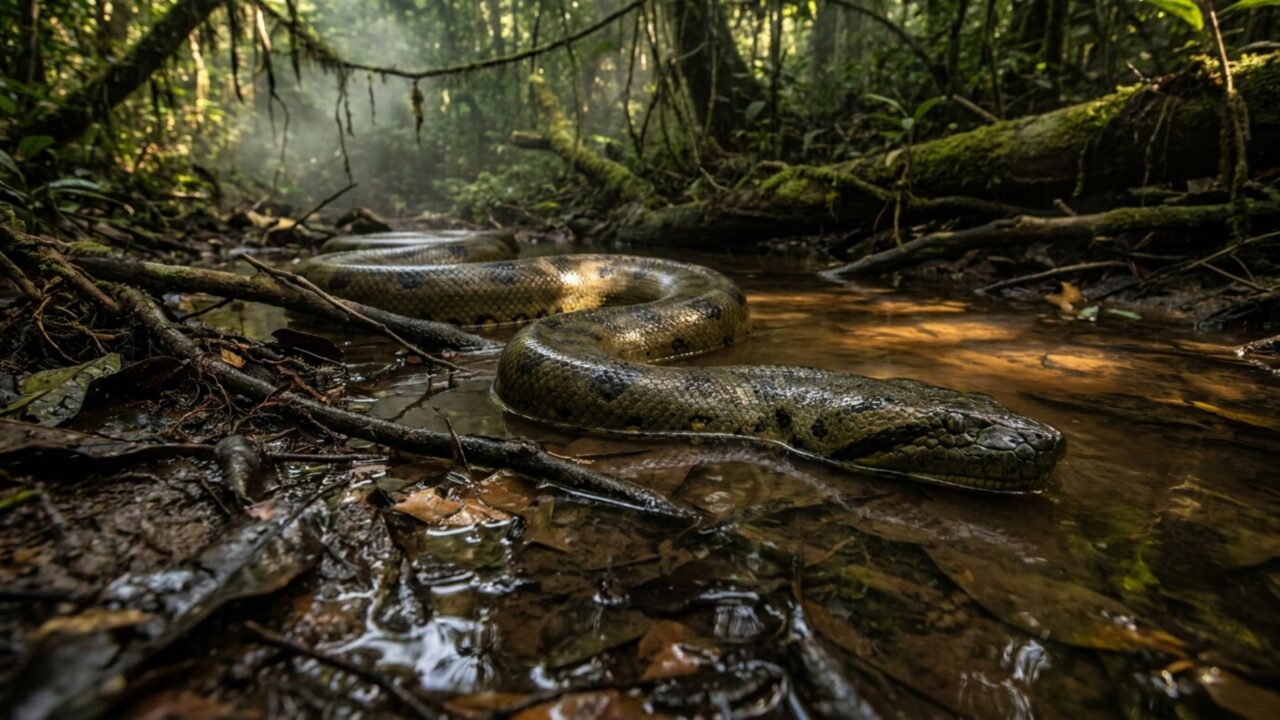 Anaconda gigante encontrada na Amazônia pertence a espécie separada há 10 milhões de anos e impressiona cientistas