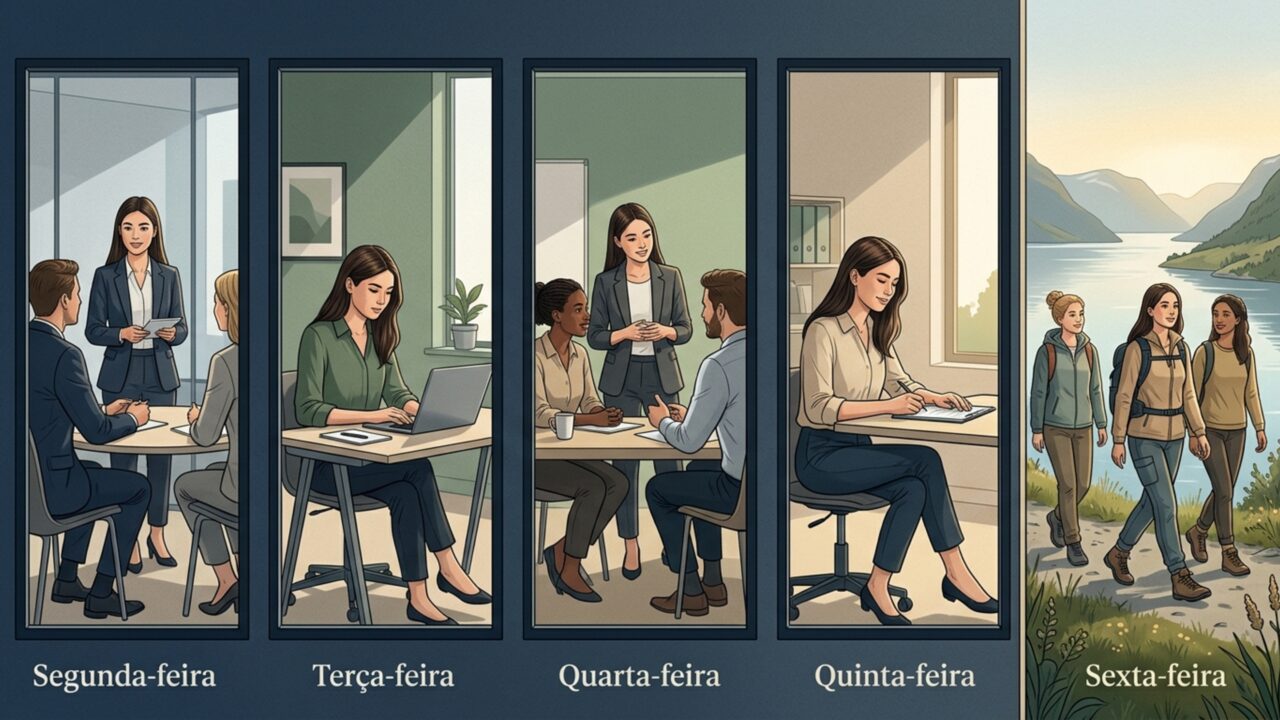 Na Noruega, a qualidade da vida pessoal é tão importante que sair do trabalho às 15h já é norma, mas a Geração Z deseja semana de 4 dias