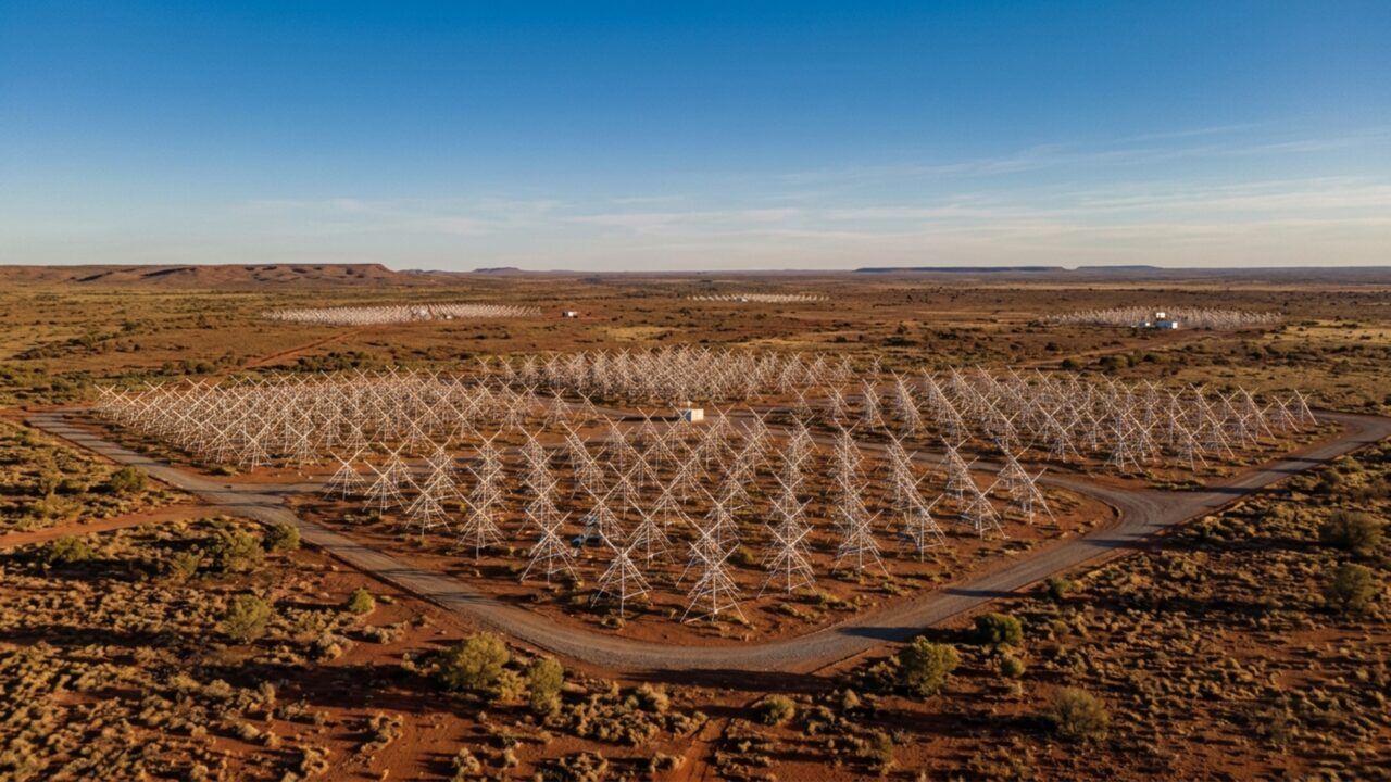 Megatelescópio espalha 131.072 antenas pelo deserto para observar como o Universo começou