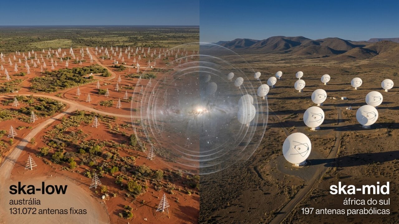Megatelescópio espalha 131.072 antenas pelo deserto para observar como o Universo começou