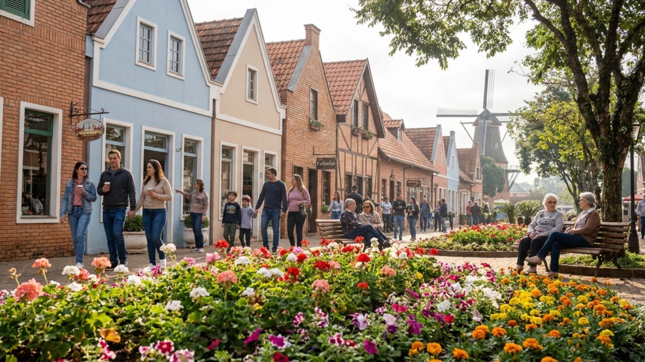 Pequena cidade das flores é escolhida para disputar selo de melhor vila turística do mundo e mantém forte herança holandesa