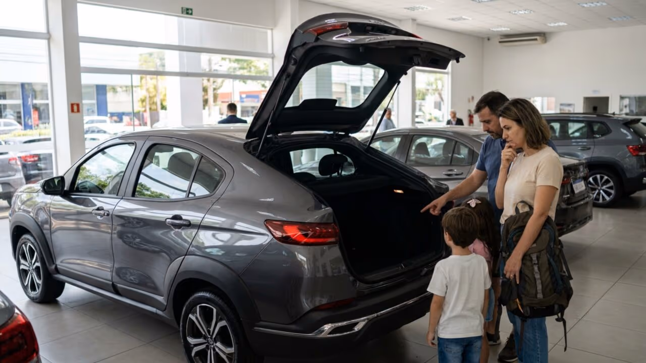 SUV abaixo de R$ 100 mil com 490 litros de porta-malas vira atalho para quem quer espaço sem pagar caro