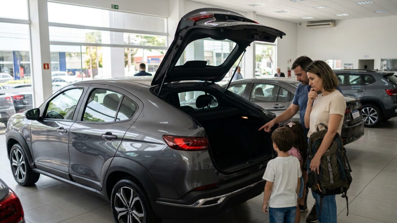 SUV abaixo de R$ 100 mil com 490 litros de porta-malas vira atalho para quem quer espaço sem pagar caro