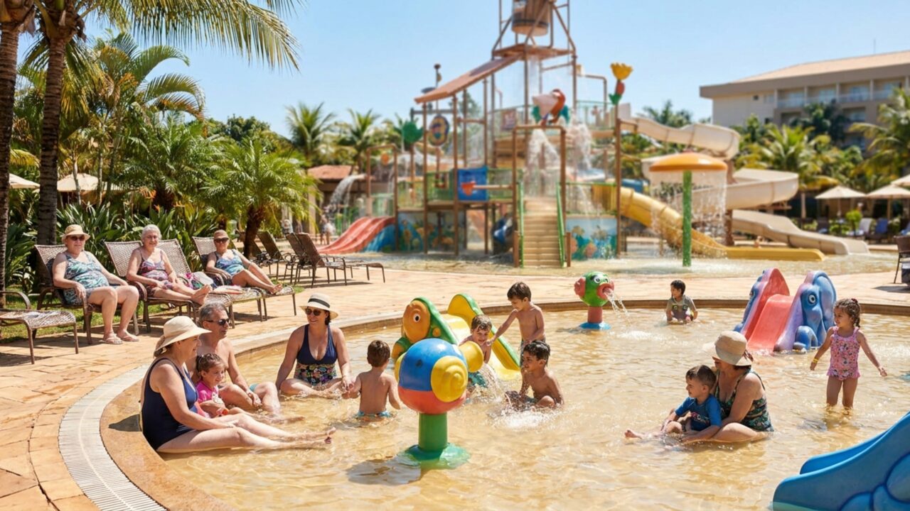 Município paulista vira referência turística ao transformar águas quentes, resorts e parques aquáticos em experiência de relaxamento