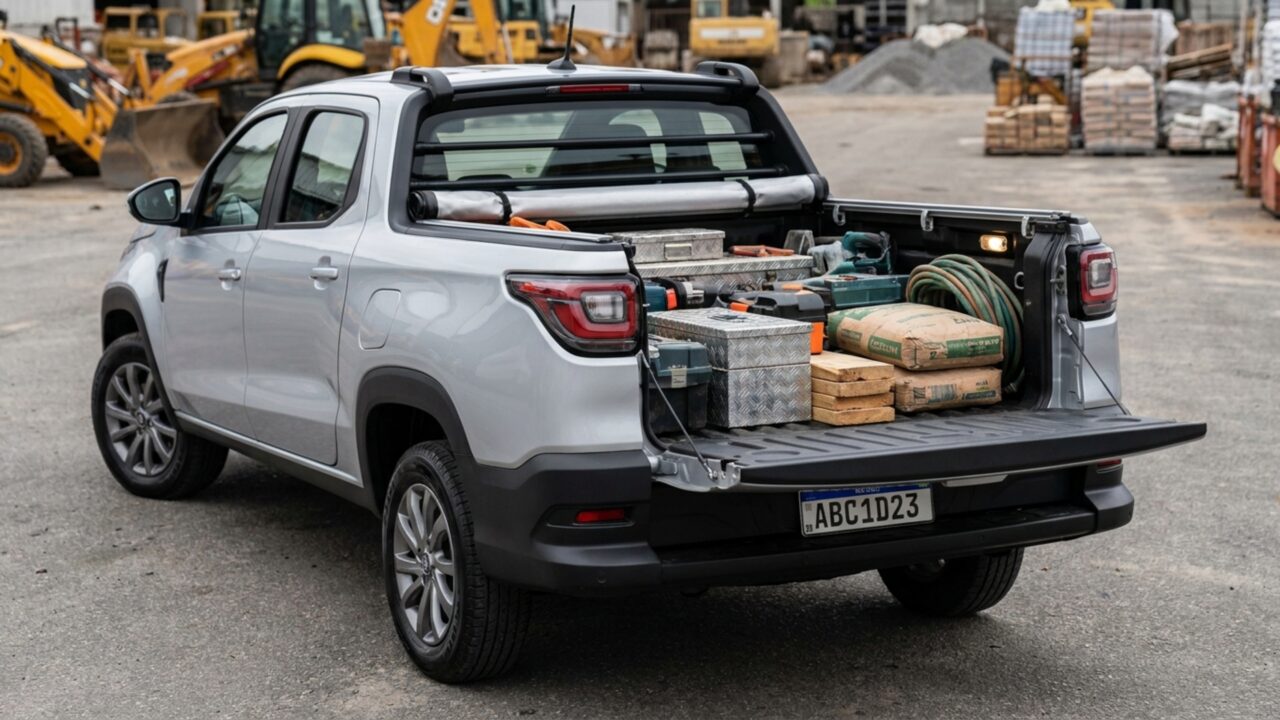 Picape que já passou de 900 mil unidades leva 720 kg e esconde caçamba de 1.354 litros atrás de uma cabine compacta