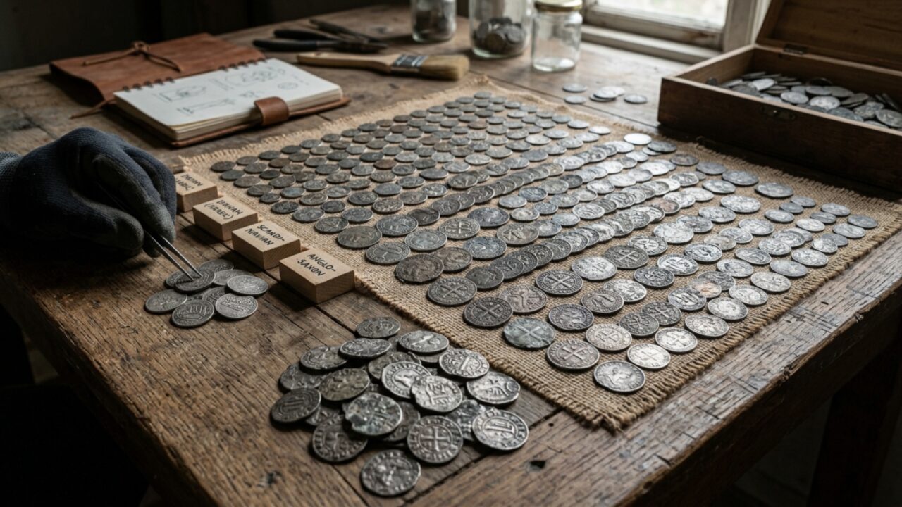 Finalmente eles terminaram de contar: Essas são as moedas que foram encontradas no tesouro viking de Mørstad