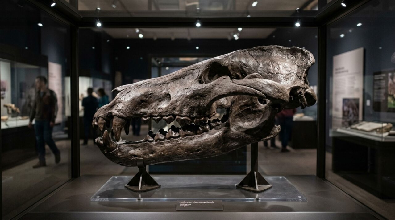 O único fóssil confirmado do animal exibe dentes próprios para perfurar e esmagar materiais resistentes