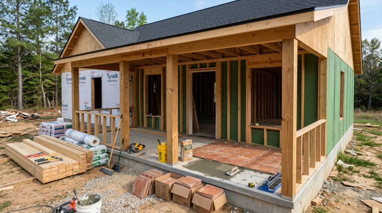 Quanto custa construir uma casa simples com varanda em 2026?