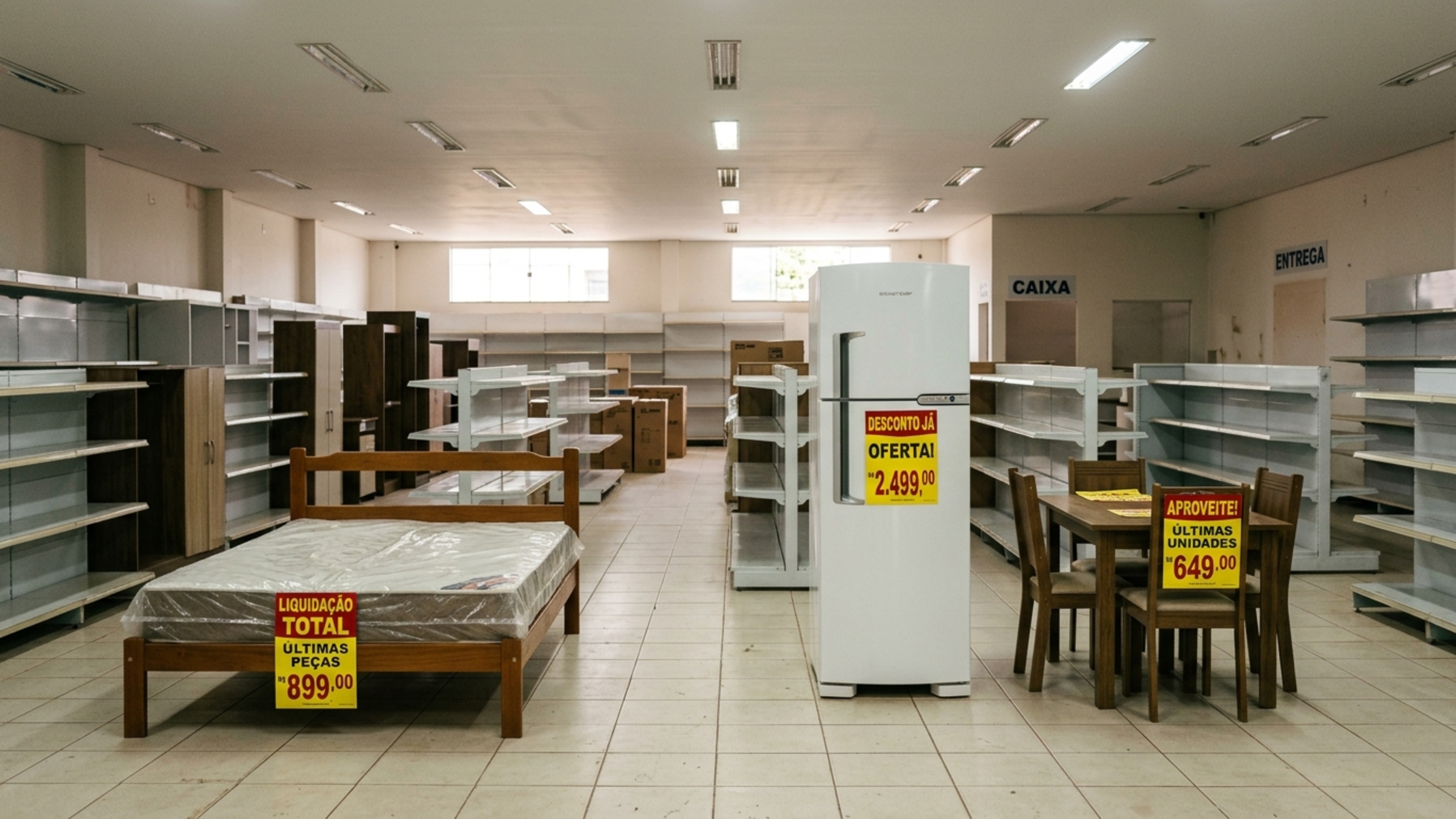 Rede com 328 lojas espalhadas pelo país vende todo o estoque, encerra as operações e se despede após 30 anos