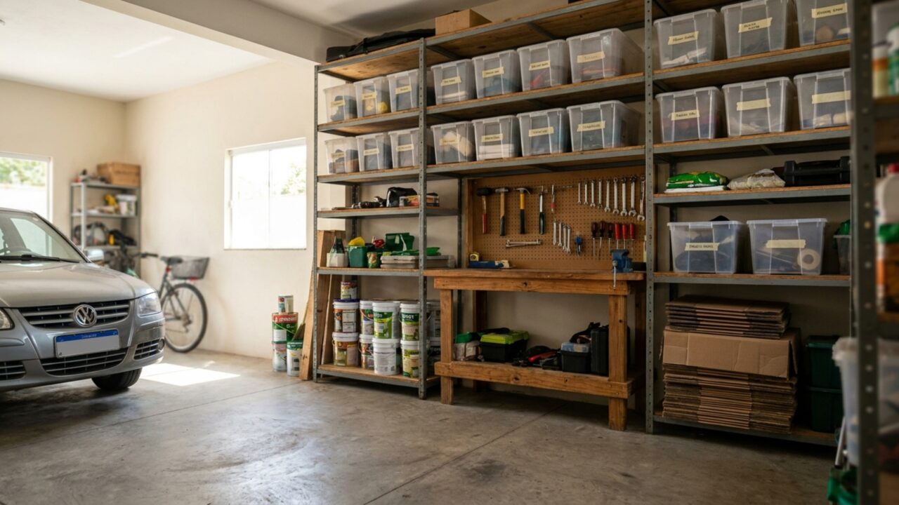 Adeus à garagem apertada: organização simples pode abrir espaço sem obra