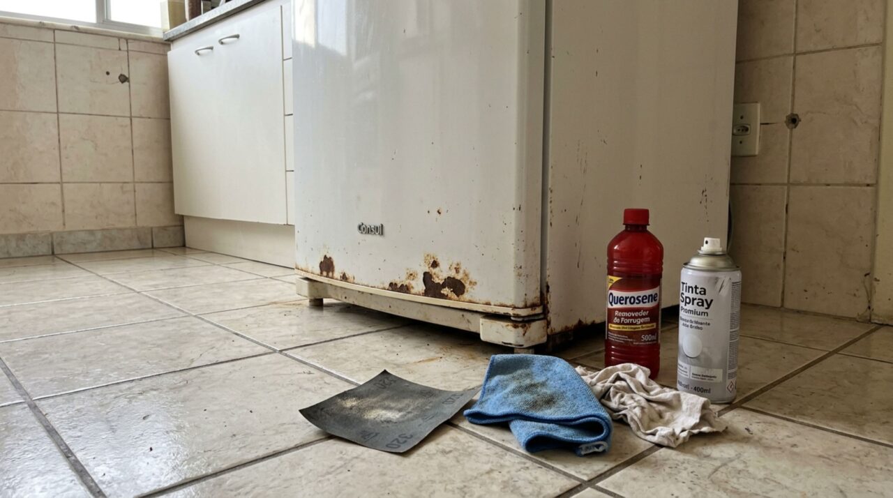 Tente isso antes de comprar outra: como restaurar geladeira enferrujada em casa sem pintar tudo e sem gastar com troca imediata