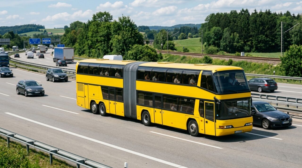 O ônibus de 18 metros e dois andares que levava até 144 pessoas e dobrava o próprio corpo nas curvas