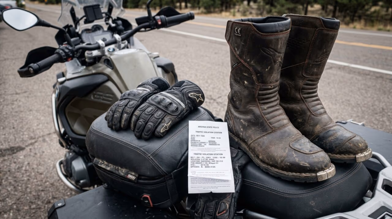 Aprovado: multa de quase R$ 2.500 para os motociclistas sem luvas e calçado adequado