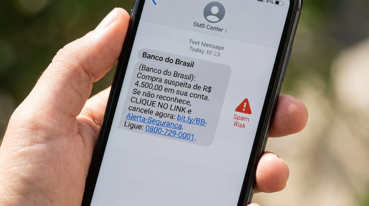 Golpe do SMS fez 12 mil clientes de bancos vítimas em 2026 veja a mensagem exata para não cair