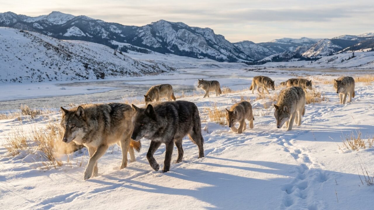 Última alcateia foi eliminada em 1926, mas 41 lobos devolvidos ao parque formaram uma população que ainda reúne 84 animais