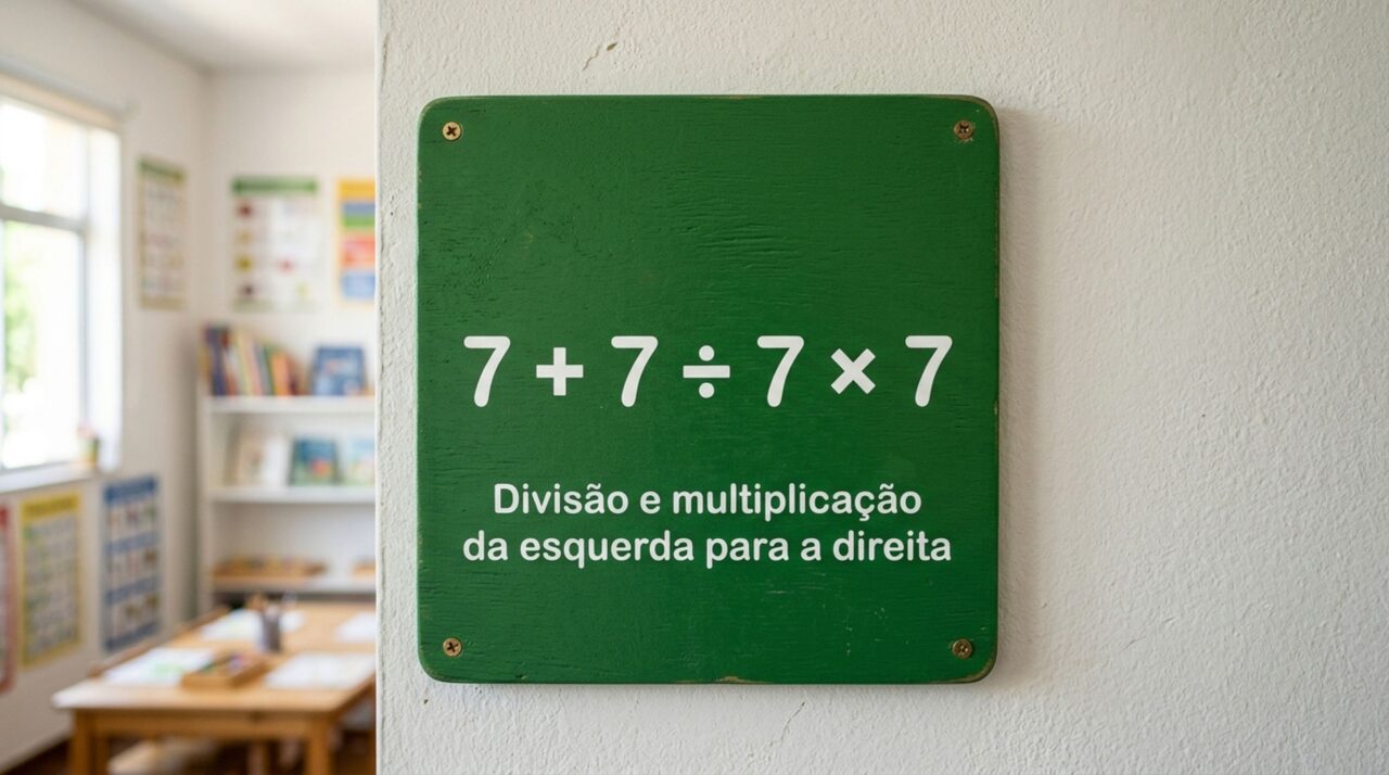 Parece fácil, mas muita gente erra: quanto é 7 + 7 ÷ 7 × 7?