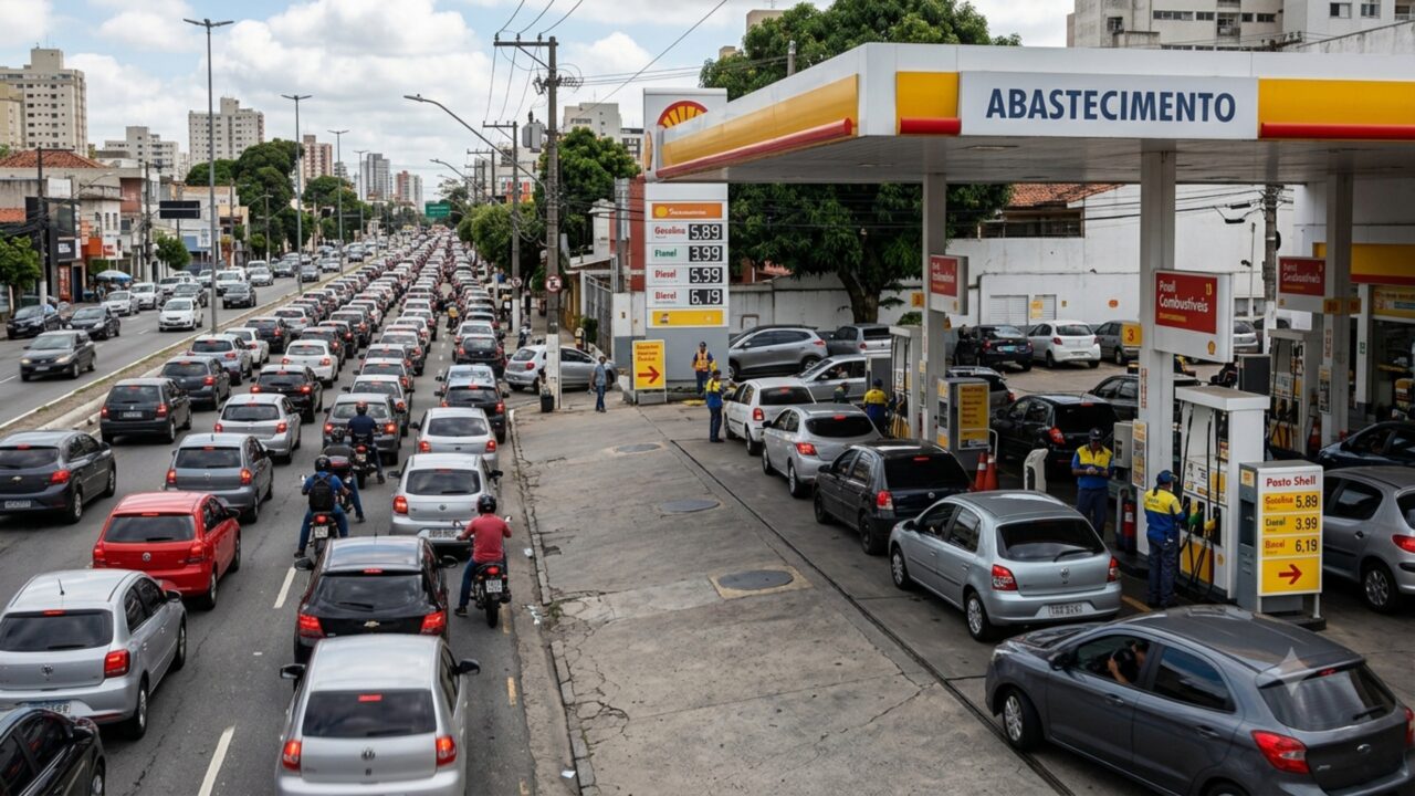 Greve pode deixar postos sem gasolina a partir da próxima semana; motoristas devem se adiantar