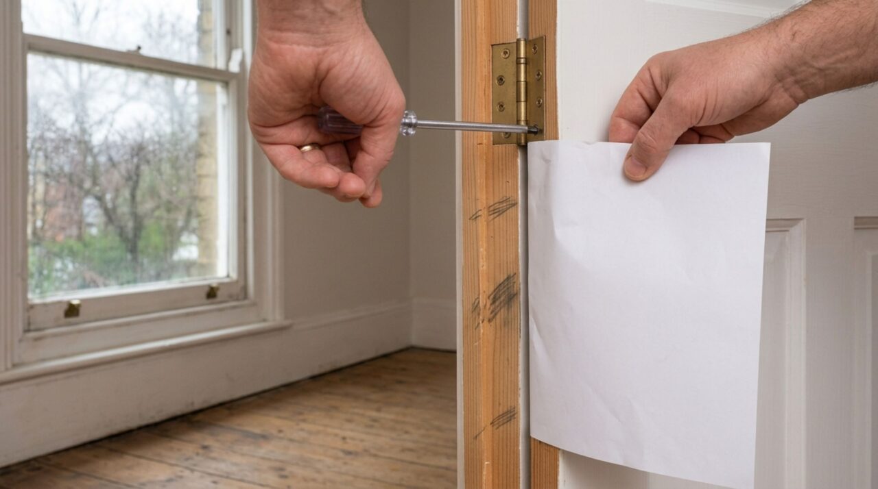 Como descobrir a causa antes de lixar a porta