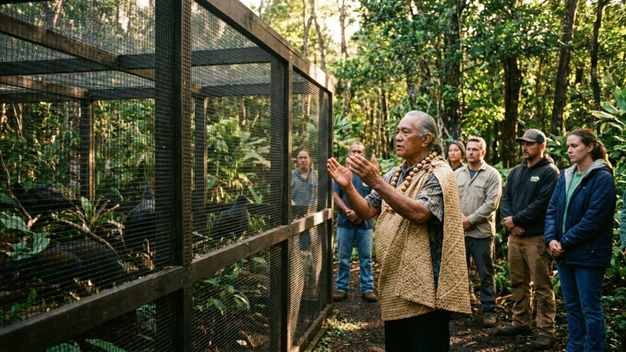 Ave extinta na natureza há mais de 20 anos volta à floresta em grupo de cinco, recebe bênção e despedida emocionante e reacende esperança entre indígenas e biólogos