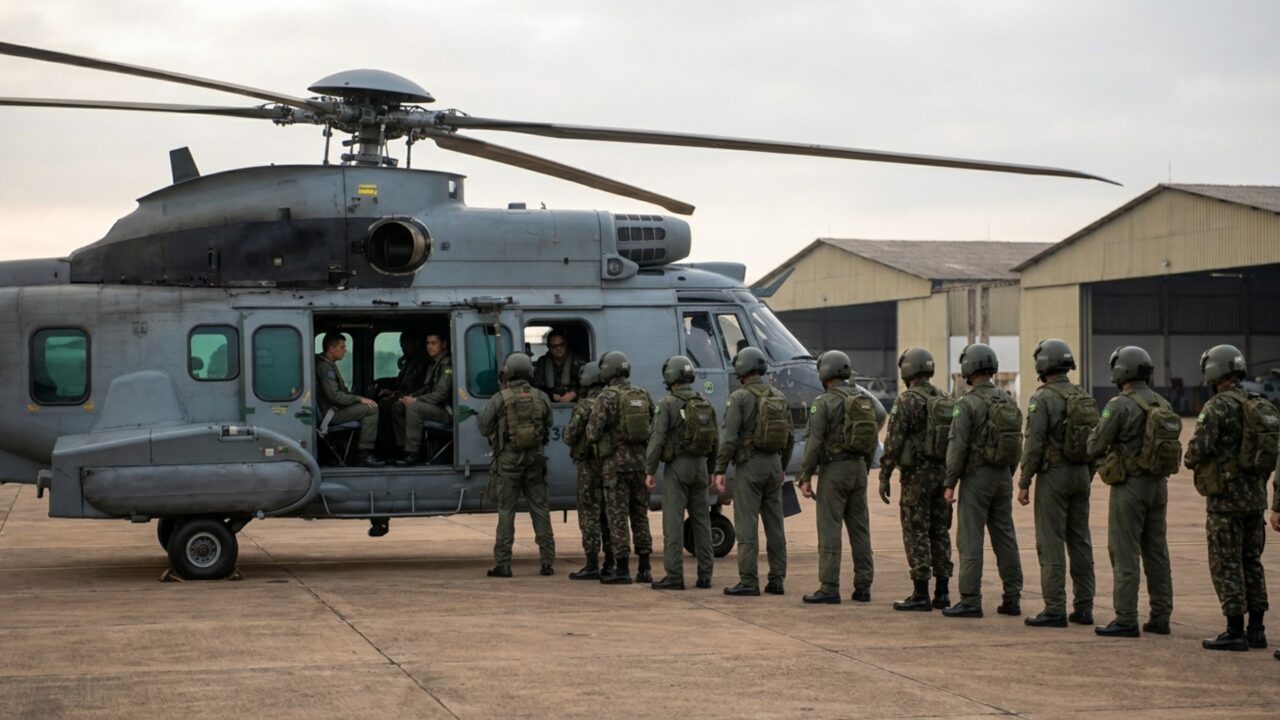 Helicóptero de 11 toneladas transporta 28 soldados, carrega 4.750 kg suspensos e percorre até 1.253 km quando recebe tanques auxiliares