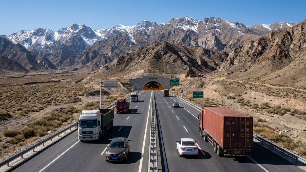 Maior túnel de estrada do mundo atravessa 22,13 quilômetros de montanhas e reduz viagem de 3 horas para 20 minutos