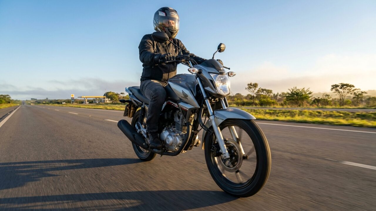 Modelo da Honda faz até 40 km/l e pode passar dos 500 km com seu tanque de 14 litros