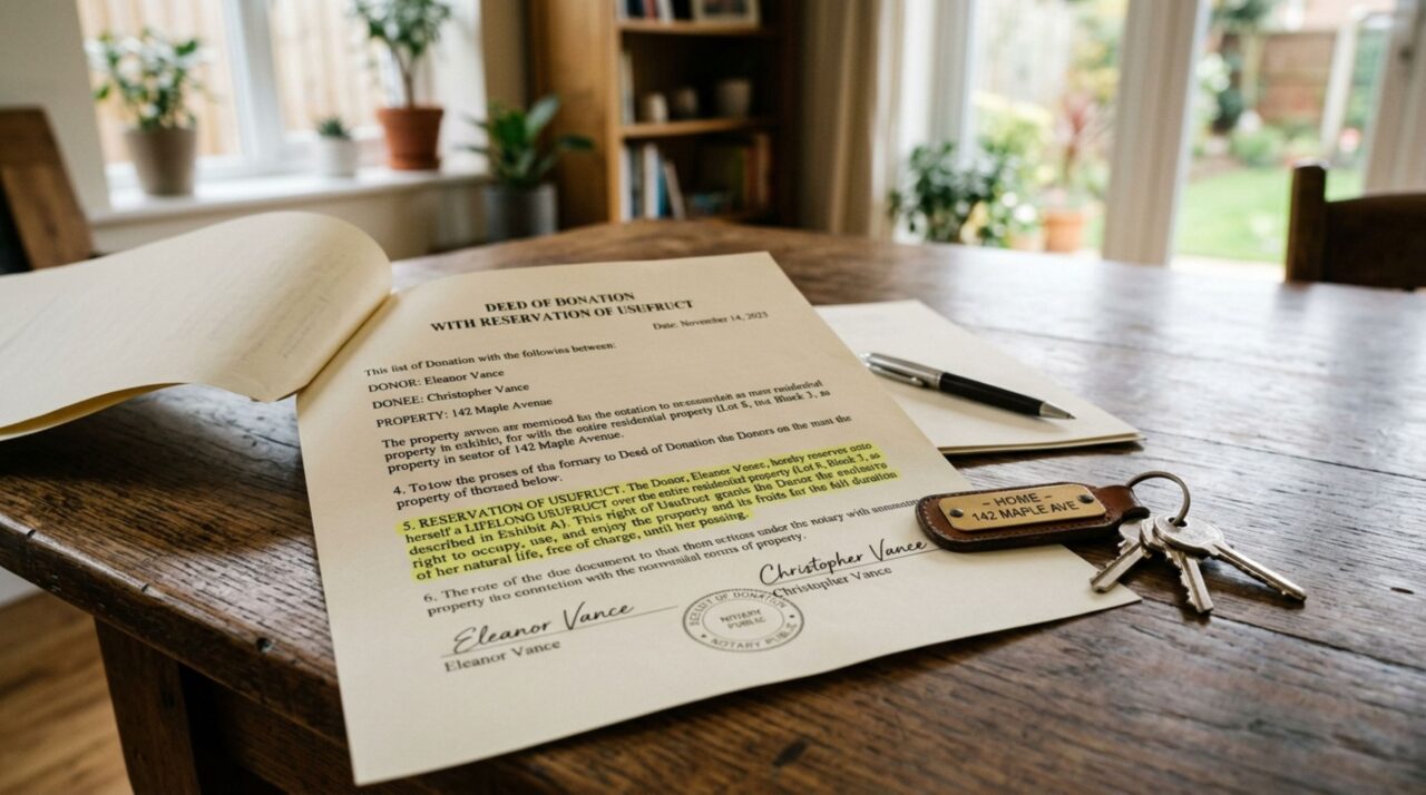 Doação com reserva de usufruto exige atenção de todos os pais que possuem imóveis e desejam transferir os bens sem deixar de morar ou receber aluguel