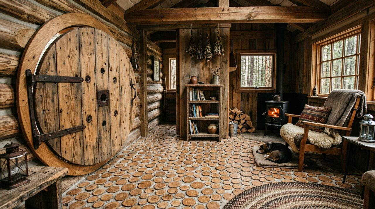 Com 26 m², homem constrói casa de hobbit usando a própria terra para manter o interior próximo de 13°C durante o ano