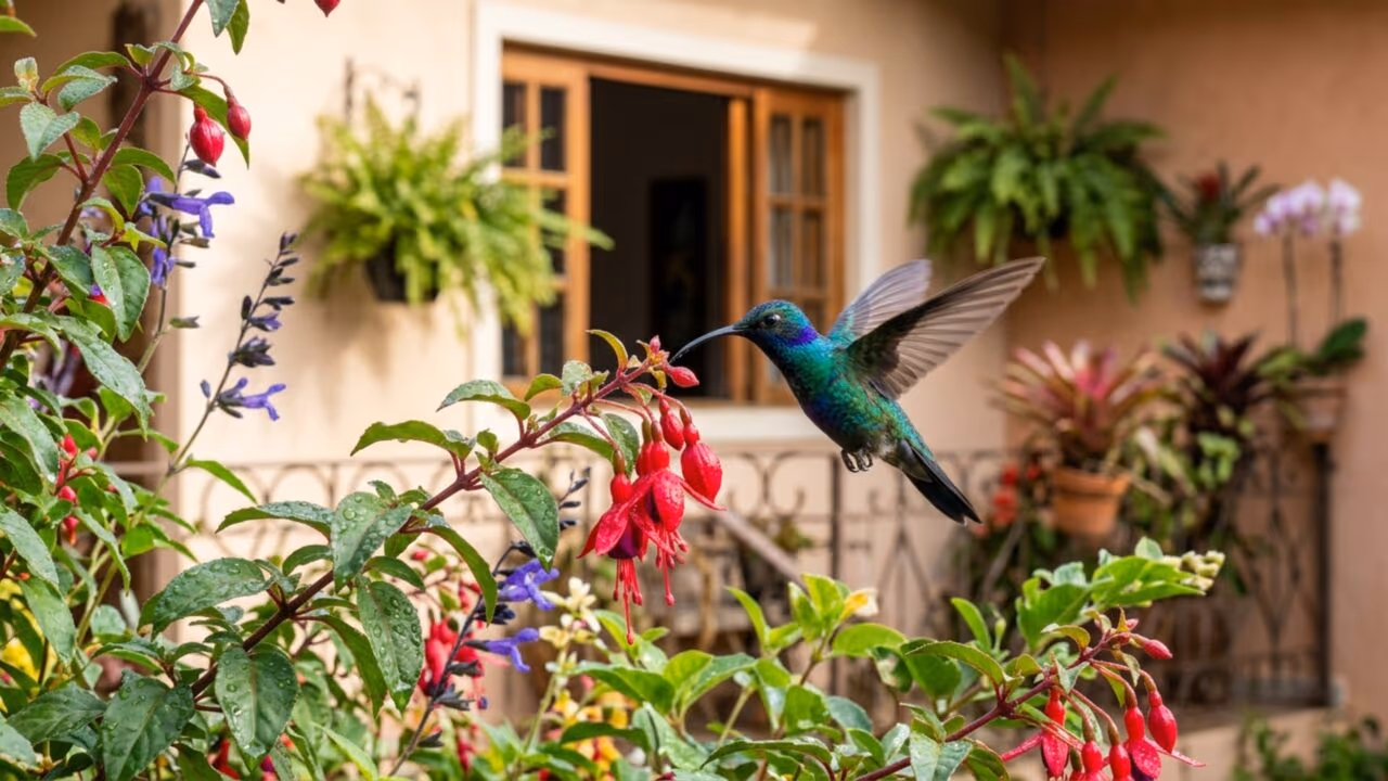 O que significa quando um beija-flor aparece em sua casa?