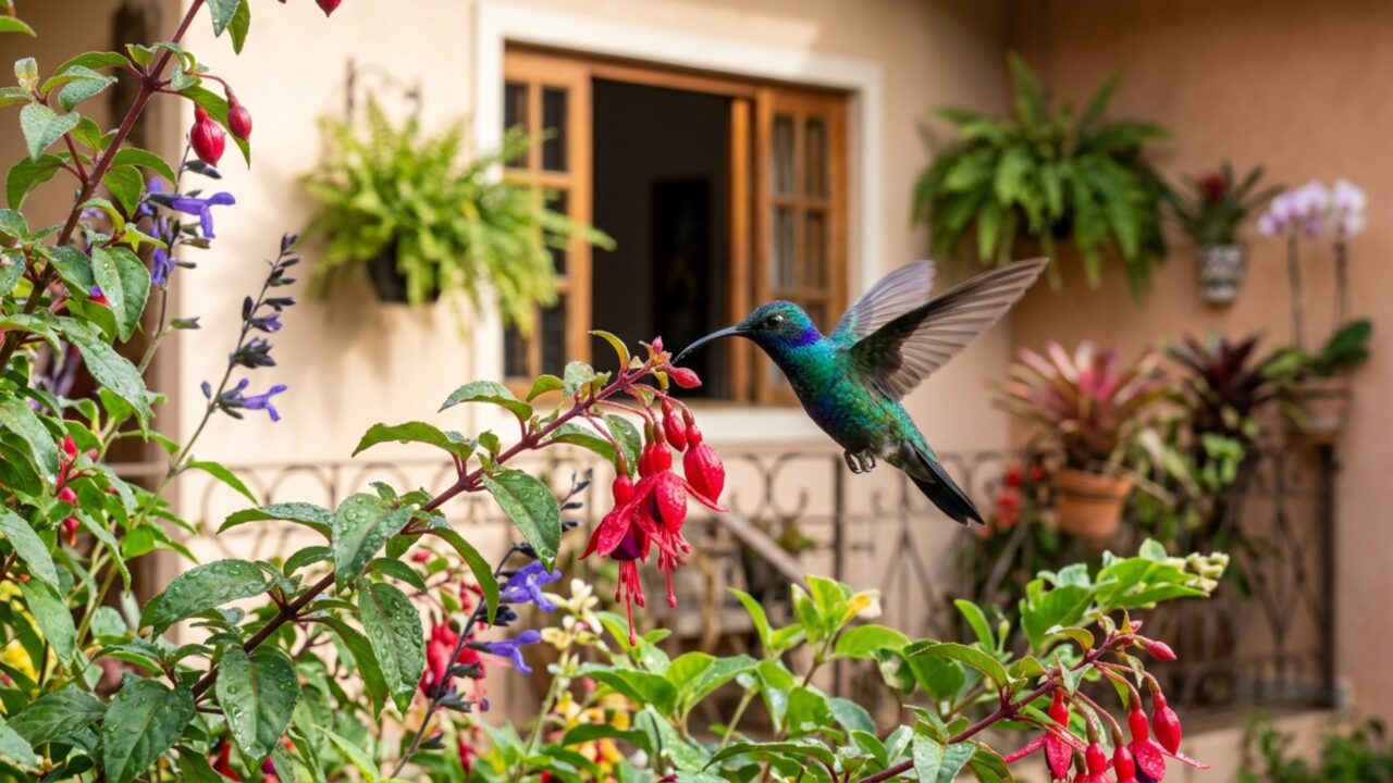 O que significa quando um beija-flor aparece em sua casa?