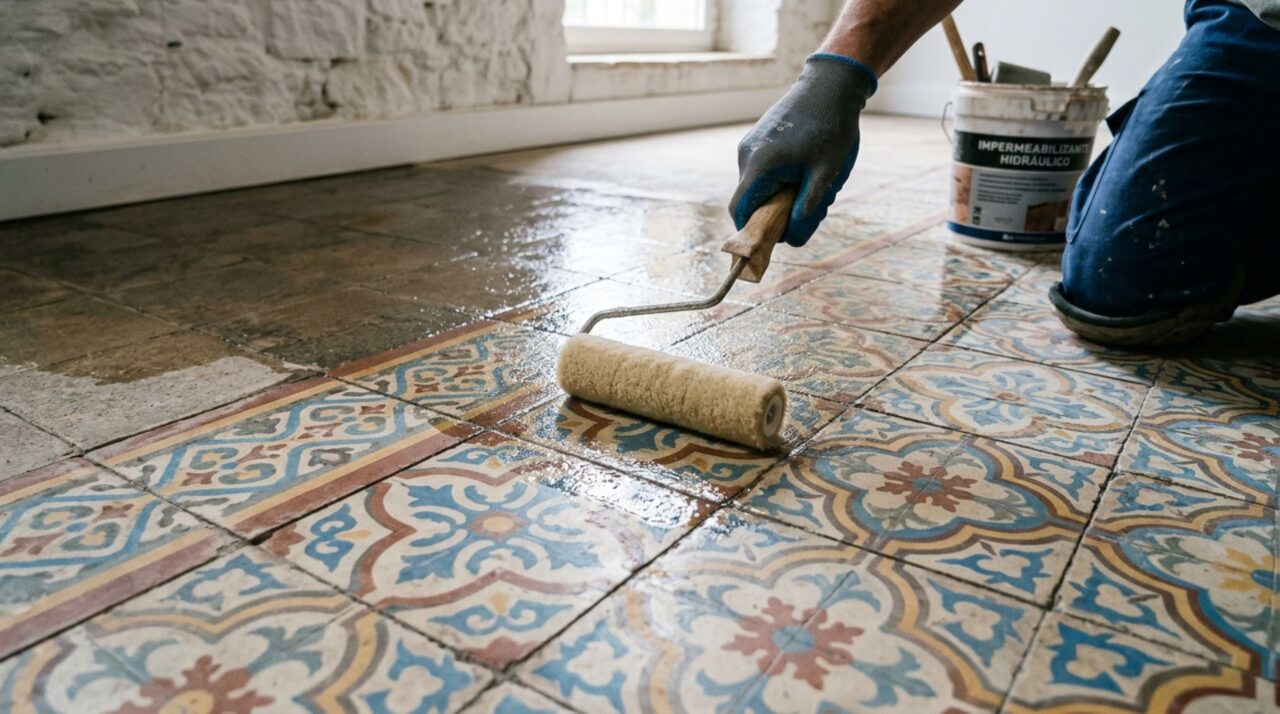 Adeus cerâmica na varanda: o ladrilho sensacional que volta com força em 2026 para criar um piso artesanal e marcante