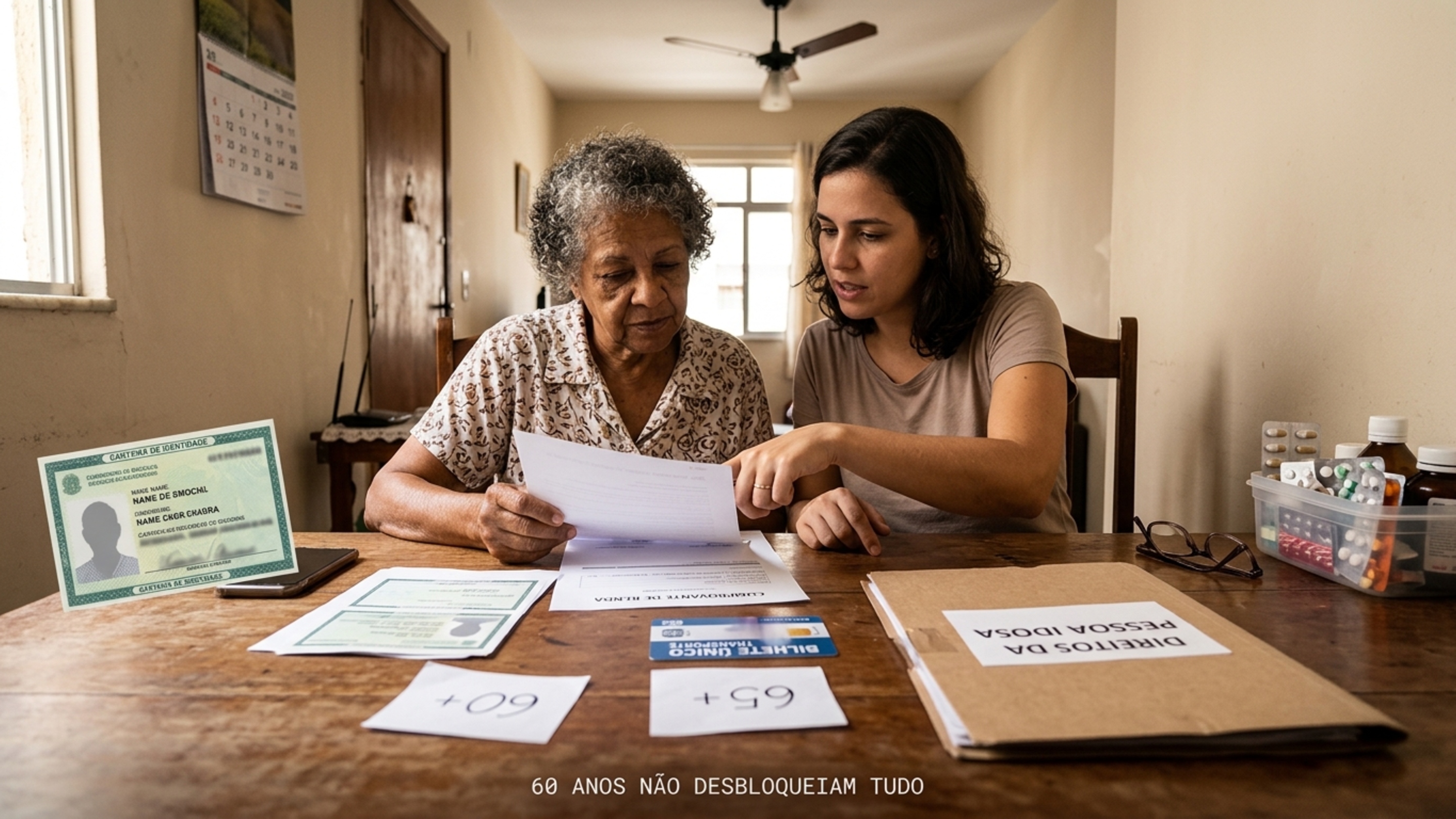 Pessoas acima de 60 anos podem garantir isenções e gratuidades previstas na legislação brasileira