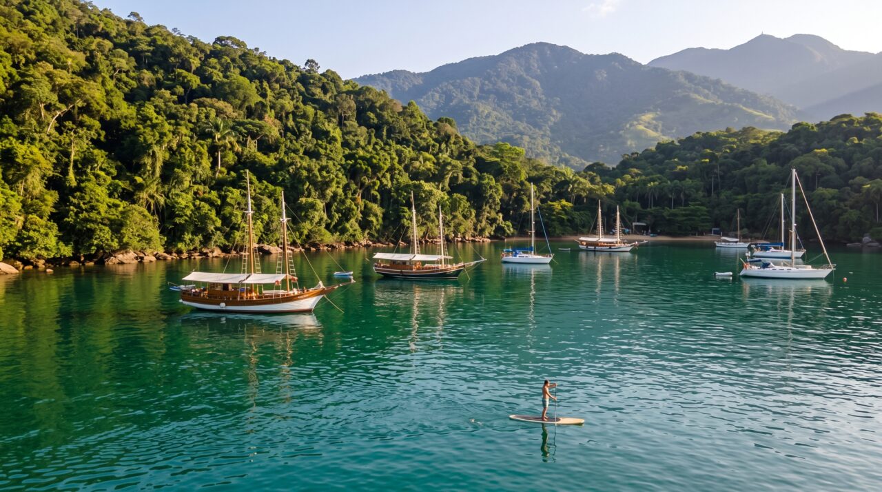 A cidade de 1648 com a maior reserva de Mata Atlântica insular do Sudeste e uma infinidade de cachoeiras é o cenário ideal para um turismo imersivo de conexão total com a natureza