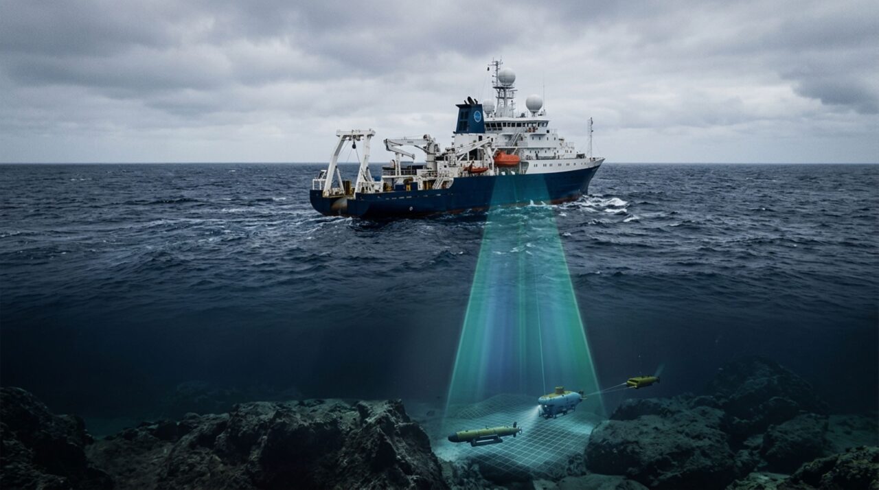As buscas oficiais mobilizaram tecnologias avançadas de mapeamento submarino para varrer o relevo extremo e profundo do leito do Oceano Índico