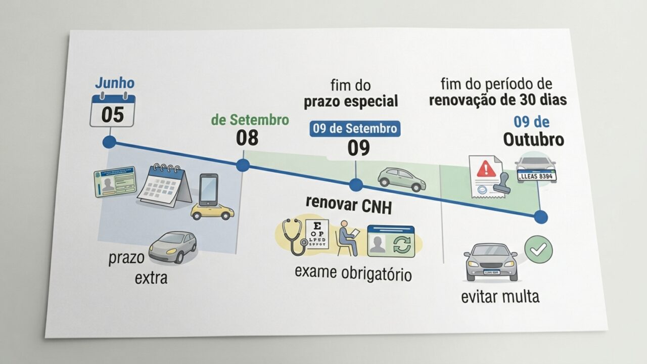 Nova regra beneficia quem tem a CNH vencida em 2026