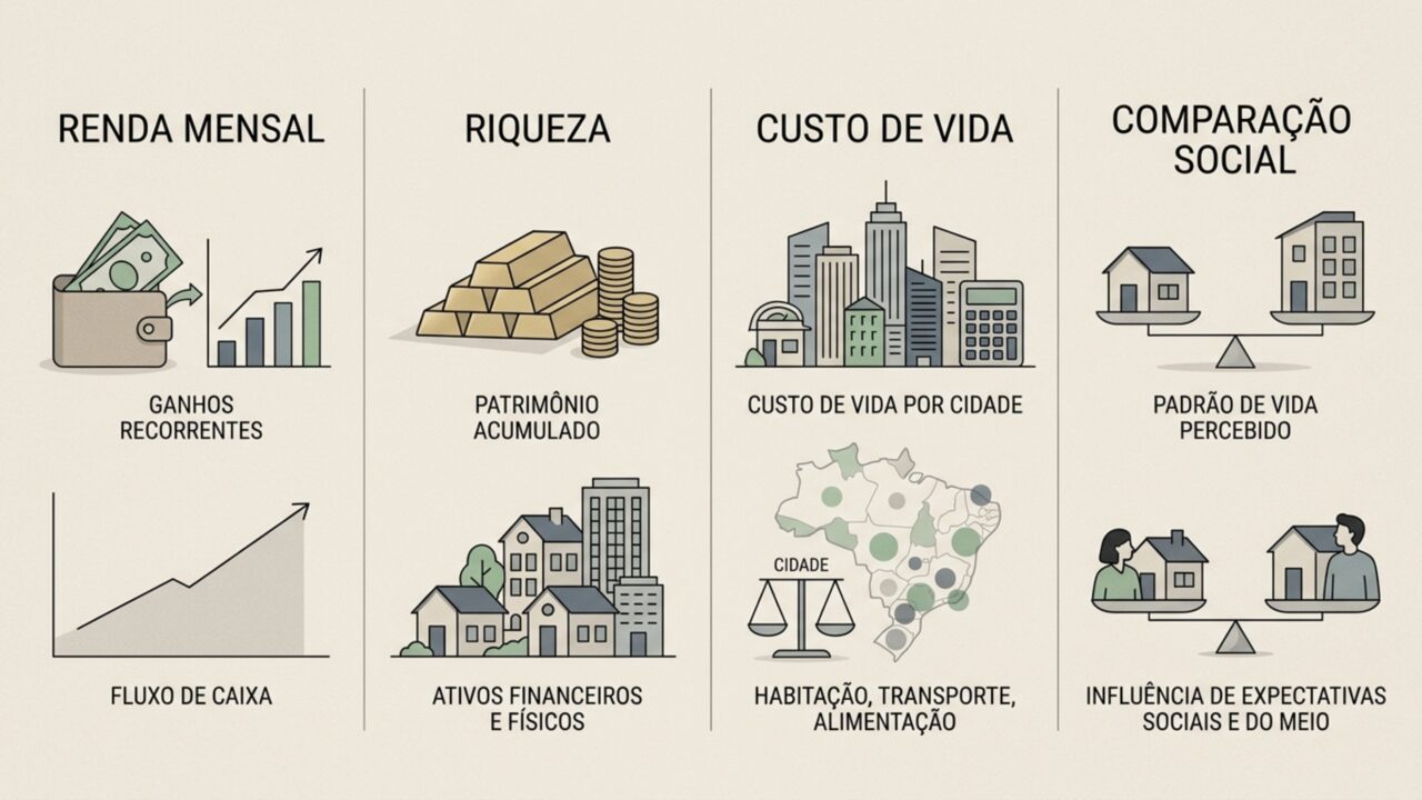 Quanto é preciso para ser considerado rico no Brasil?