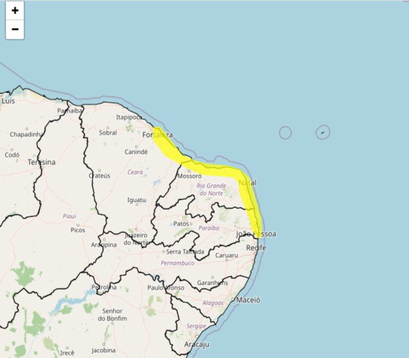 Inmet Alerta para chuvas intensas e riscos de temporal nesta 4°feira, 08; confira as regiões