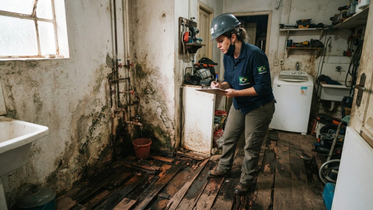 Cliente contrata seguro residencial completo, cano de cobre rompe inundando o piso de madeira e apólice não cobre o prejuízo porque a tubulação tinha mais de 20 anos e o laudo a classificou como "desgaste natural e falta de manutenção"
