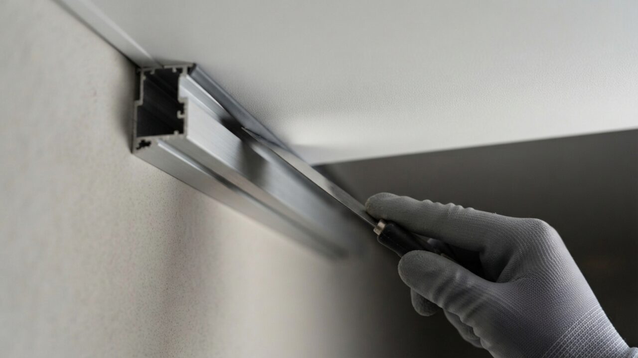 Esqueça o gesso rebaixado: novo teto tensionado vira febre nos projetos minimalistas por instalar em um dia, sem sujeira, e reduzir o custo da obra pela metade