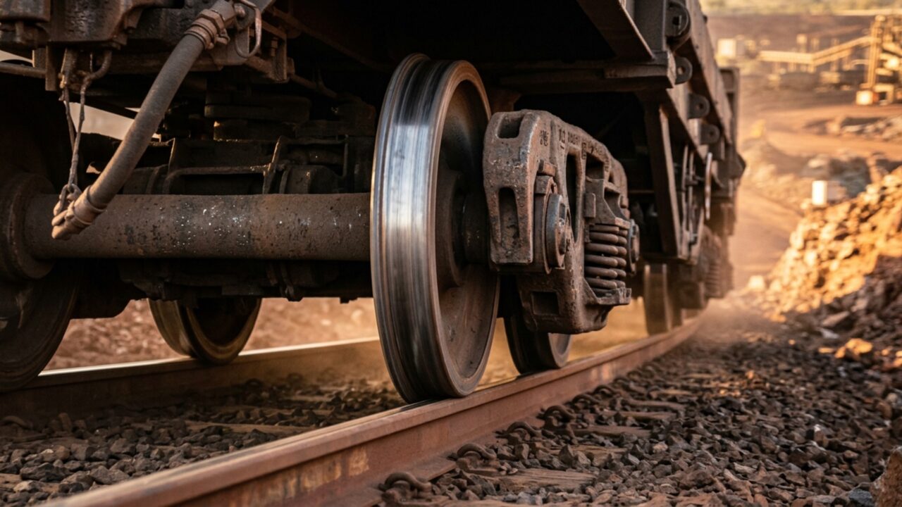 O trem de minério de 2,8 km que quer subir e descer sem diesel usando a própria gravidade