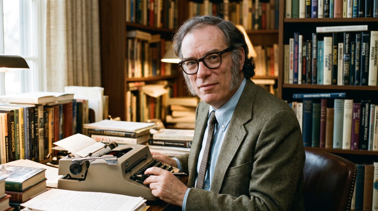 A frase de Isaac Asimov sobre o avanço da ciência e a falta de sabedoria na sociedade moderna.