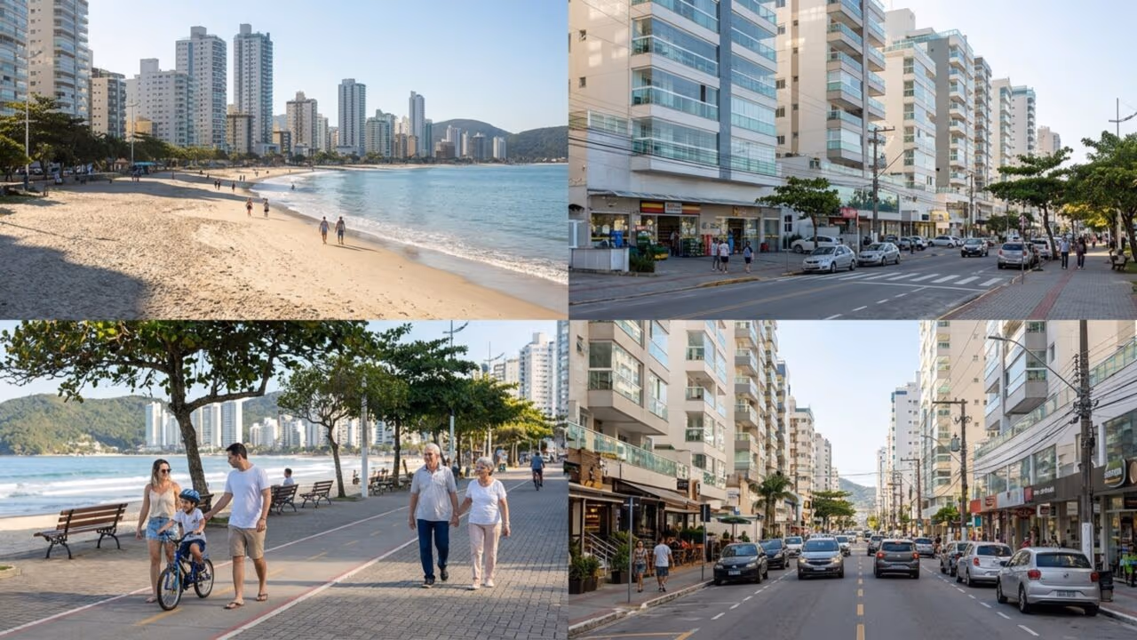 Brasileiros que buscam morar perto do mar encaram o metro quadrado no topo do país por uma rotina com praia, serviços e vida de litoral