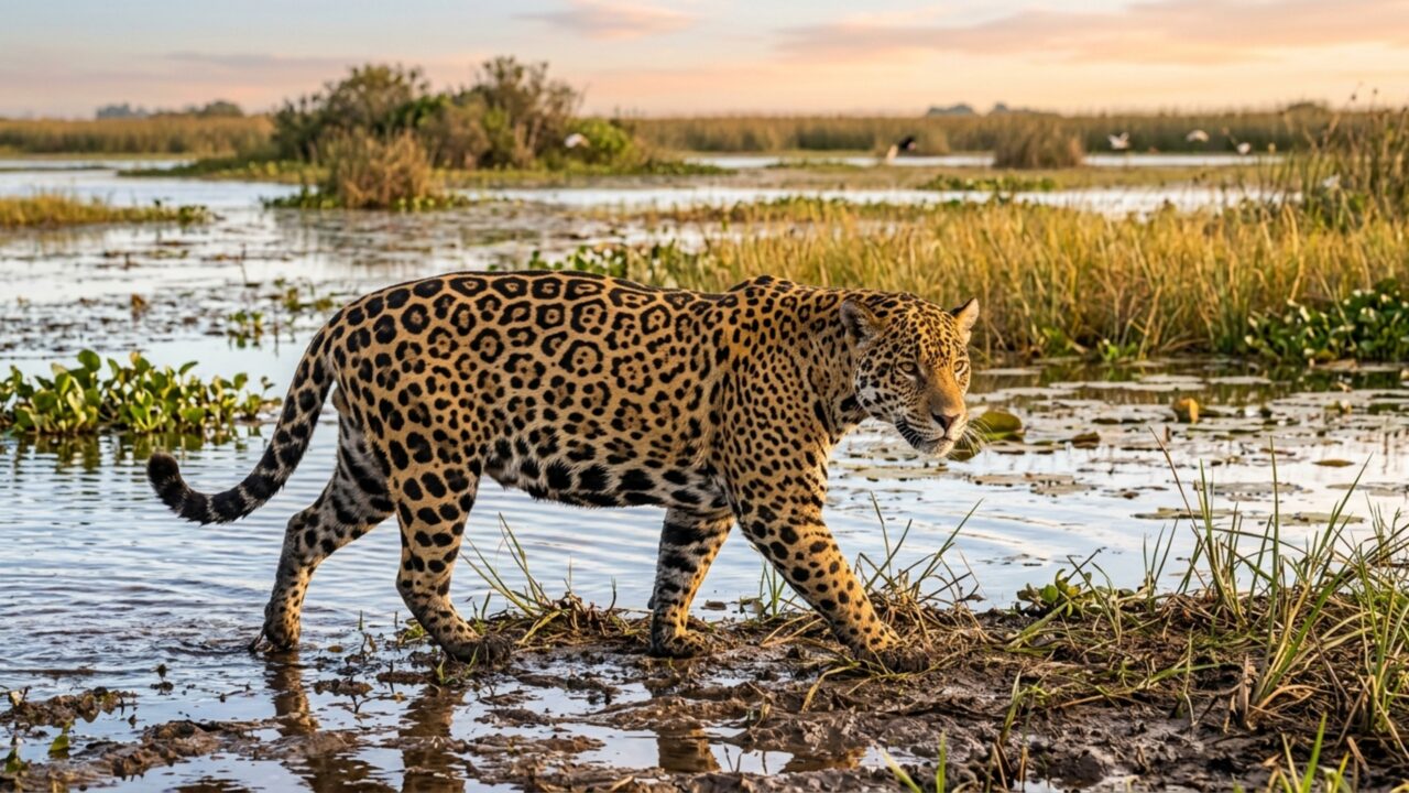 Maior felino das Américas volta a pântano após 70 anos e população já cresce sem depender de jaulas