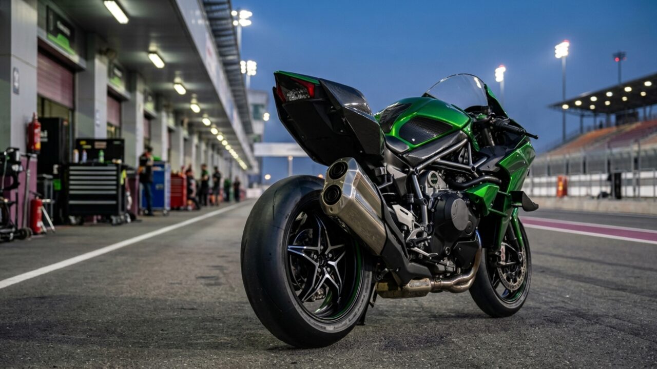 Kawasaki coloca 326 cv em moto com compressor mecânico que nasceu para as pistas e entrega potência superior à de muitos carros esportivos