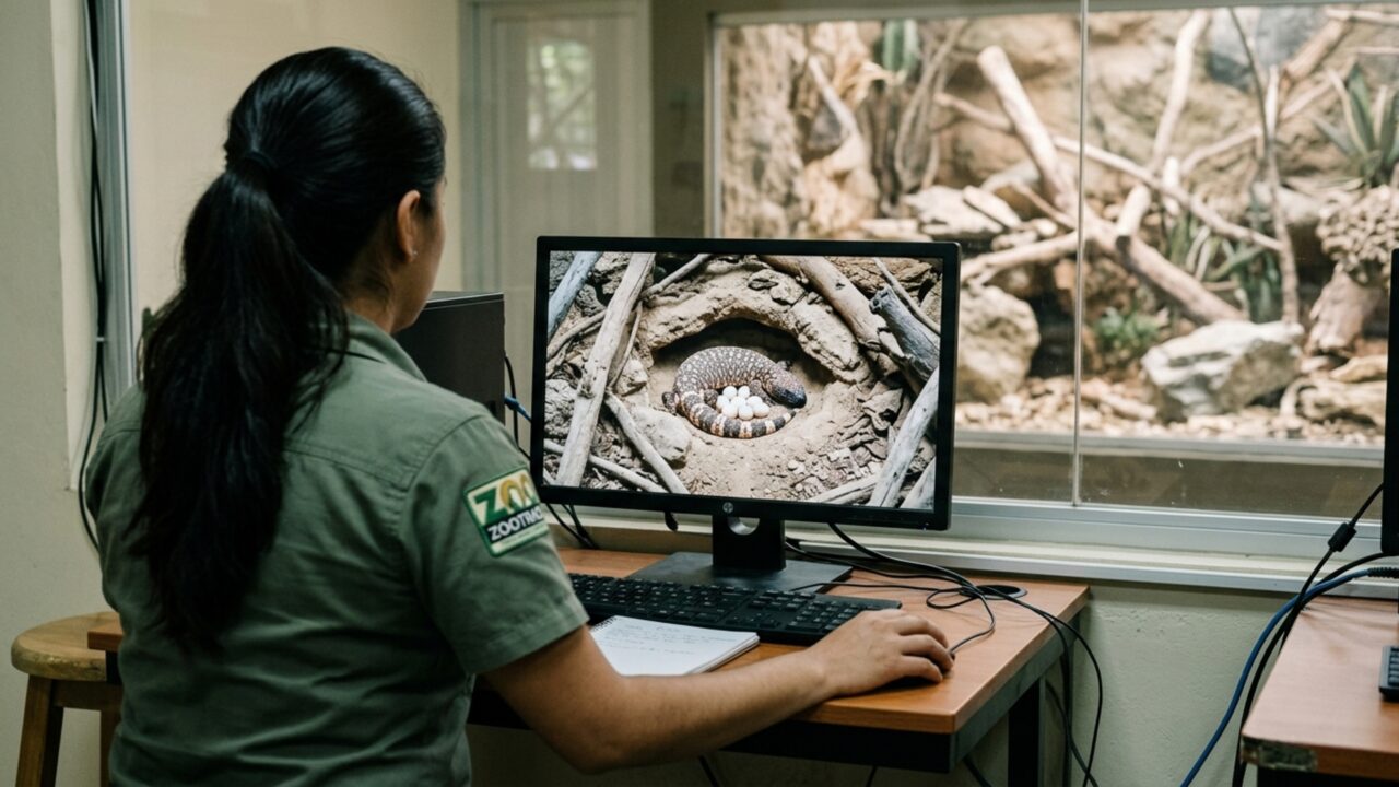 Restam entre 500 e 700 adultos na natureza e zoológico instala câmeras em ovos para tentar impedir o desaparecimento da espécie