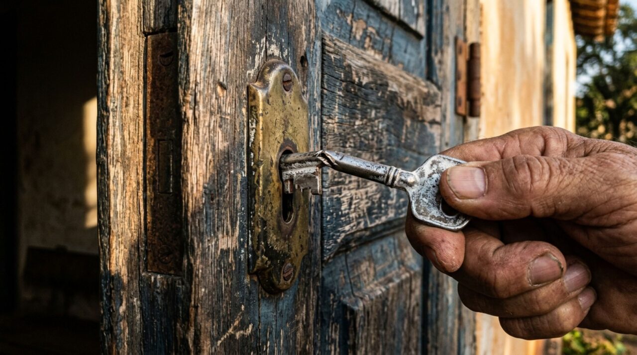 Evite que as chaves fiquem presas na fechadura: uma solução simples para abrir a porta com facilidade