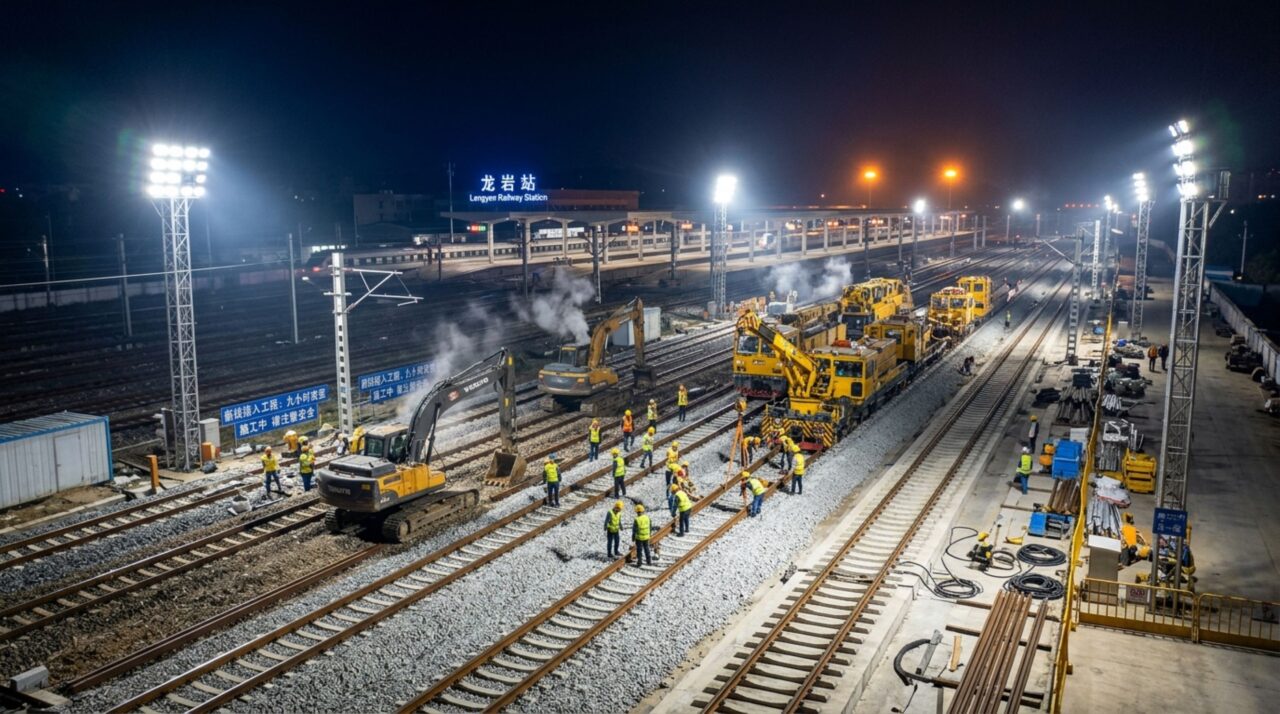 China reescreve as regras da engenharia civil: 1.500 trabalhadores reformam uma estação de trem em apenas 9 horas, reduzindo uma viagem de 7 horas para 90 minutos