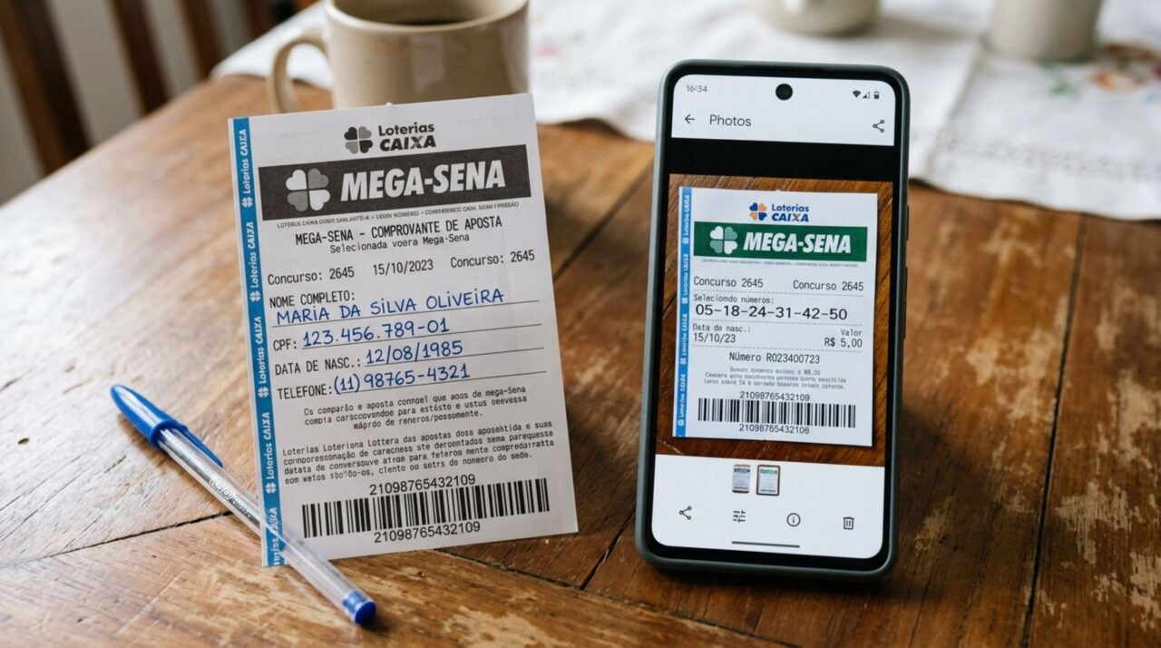 Achou um bilhete premiado da Mega-Sena no chão: quem tem direito ao dinheiro?